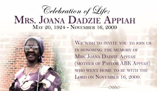 Mrs. Joana Dadzie Appiah