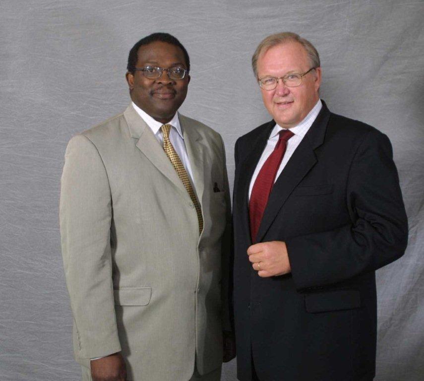 Kojo Frans with Goran Persson