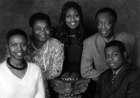 Dr. Acquah and Family